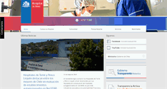 Desktop Screenshot of hospitaldetome.cl